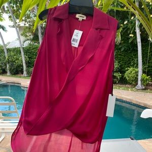 NWT L’agence silk top